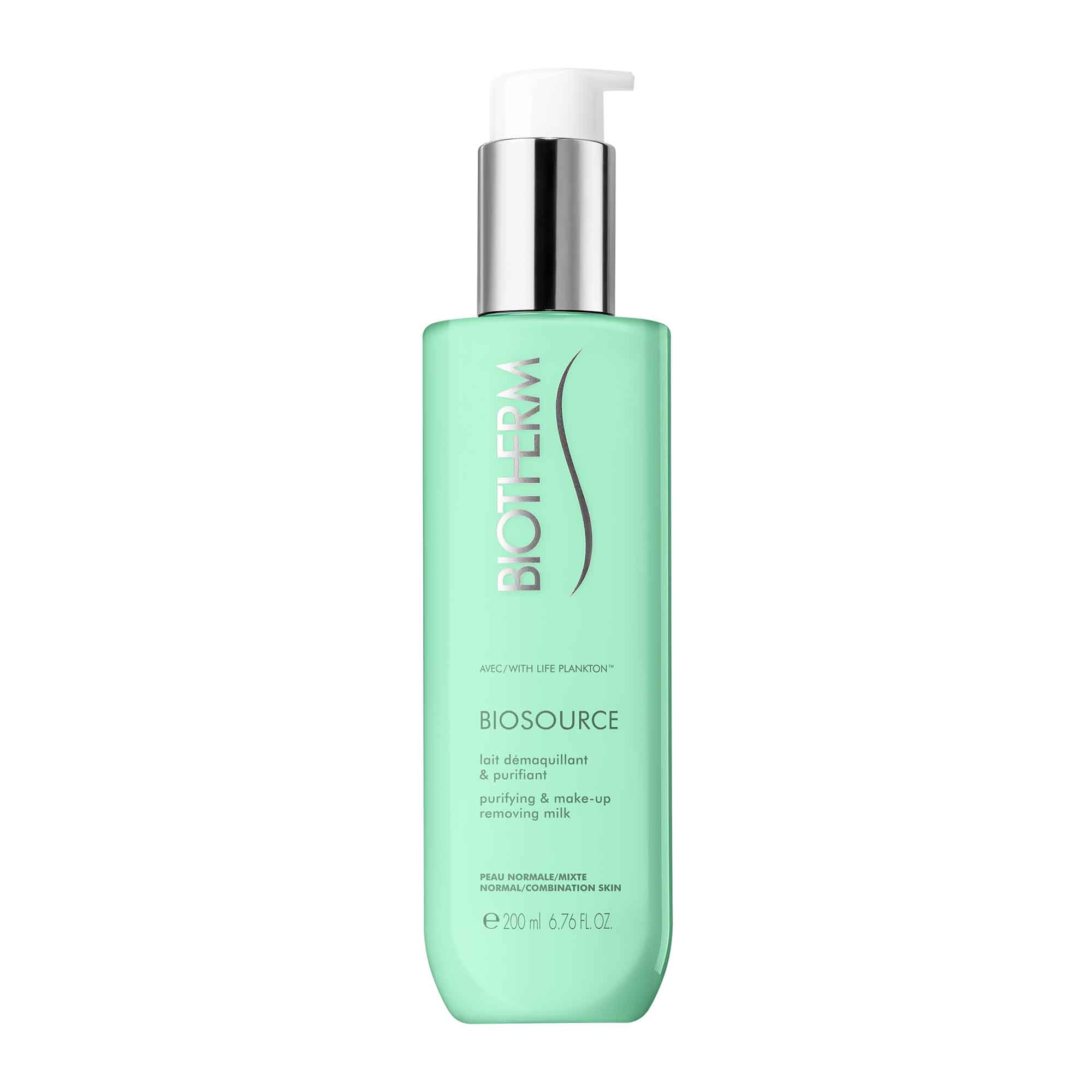 Biotherm biosource purifying make up removing milk