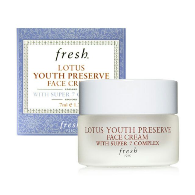 Fresh Lotus Youth Preserve Face Cream 7ml